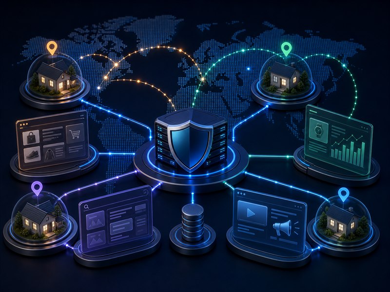 Geo-Targeted Residential Proxies: Scrapingbypass Proxy Location Guide
