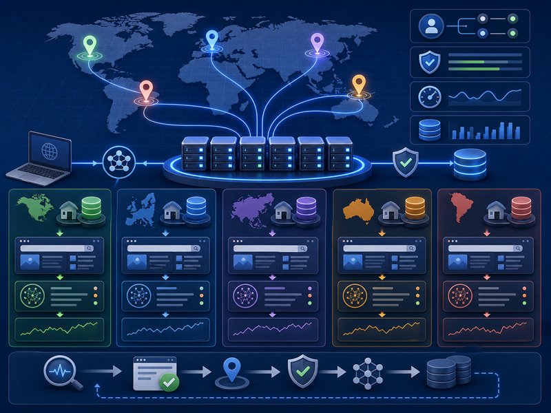A region-consistent AI search monitoring setup with Scrapingbypass Proxy