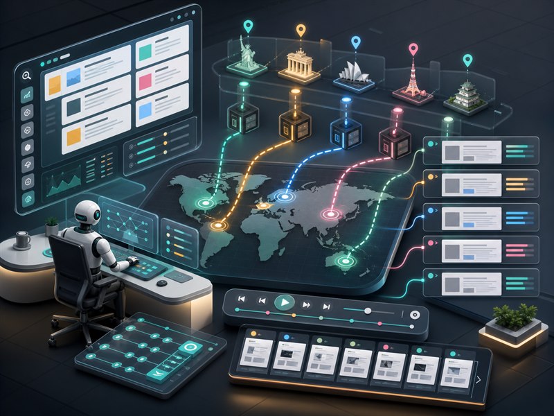AI agent SERP monitoring with geo-targeted proxy replay