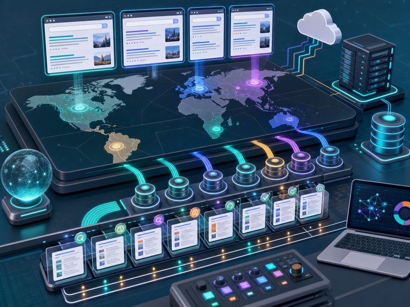 Datacenter proxy lanes for fast public SERP health checks