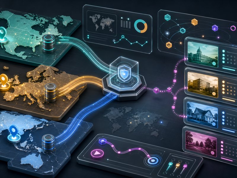 Geo-targeted proxy lane preserving market context for public monitoring records