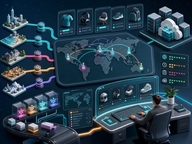 Rotating residential proxy lane checking marketplace stock records by region and replay result